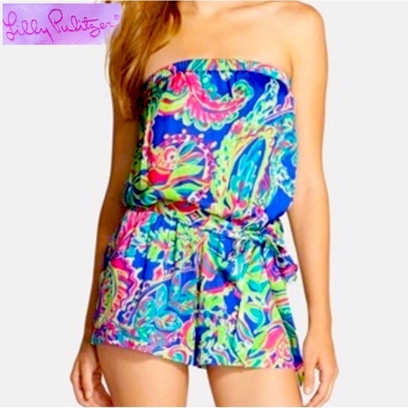 Lilly Pulitzer Pants - Lilly Pulitzer Ritz Romper in Toucan Play Size XS